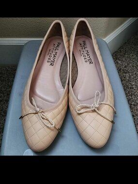 Paul Mayer Attitudes Leather Ballet Flat